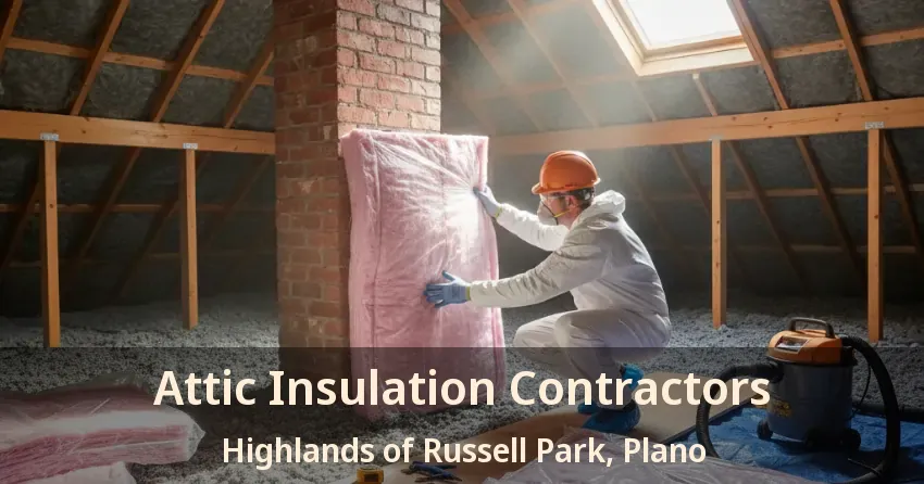 Attic Insulation Contractors Highlands of Russell Park, Plano - TX Attic Insulation Contractors Highlands of Russell Park, Plano - TX