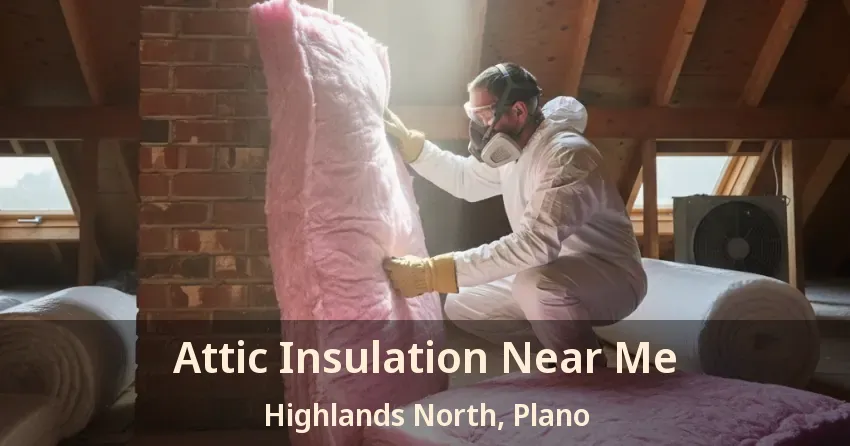 Attic Insulation Near Me Highlands North, Plano - TX Attic Insulation Near Me Highlands North, Plano - TX