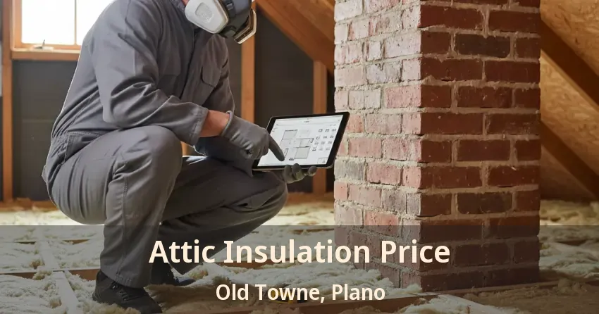 Attic Insulation Price Old Towne, Plano - TX Attic Insulation Price Old Towne, Plano - TX