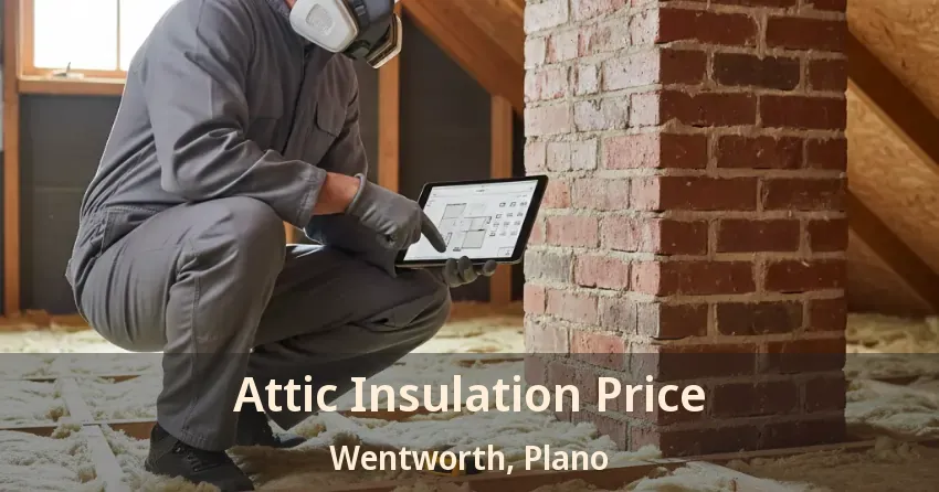 Attic Insulation Price Wentworth, Plano - TX
