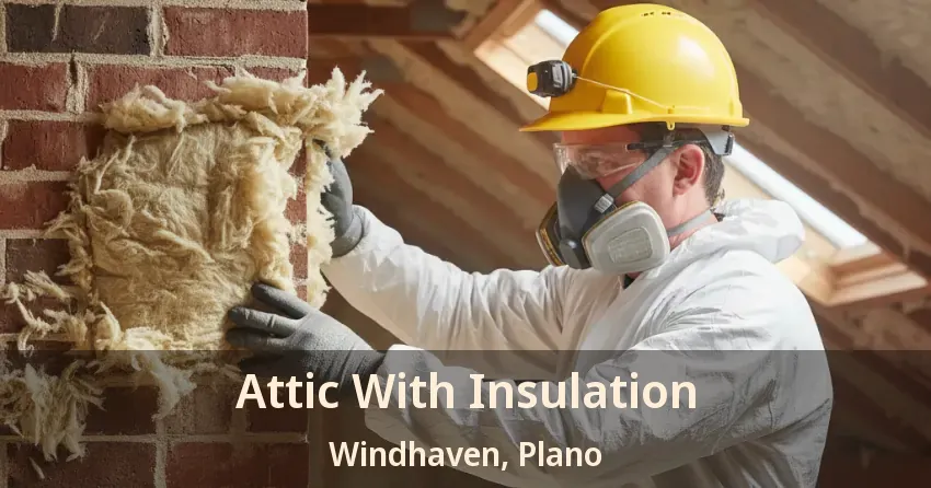 Attic With Insulation Windhaven, Plano - TX Attic With Insulation Windhaven, Plano - TX