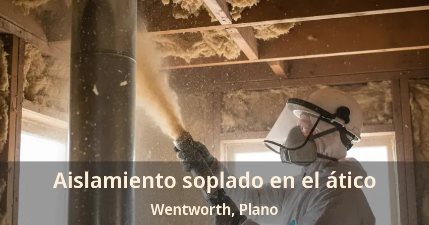 Aislamiento soplado en el ático Wentworth, Plano - TX