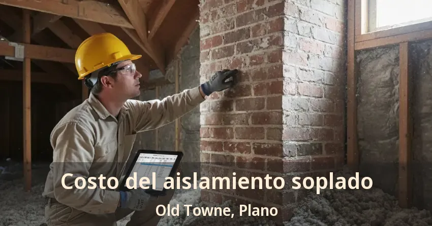 Costo del aislamiento soplado Old Towne, Plano - TX Costo del aislamiento soplado Old Towne, Plano - TX