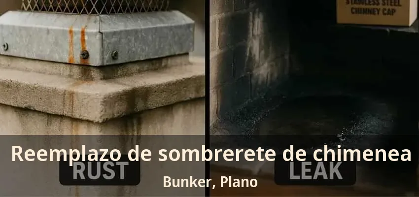 Reemplazo de sombrerete de chimenea Bunker, Plano - TX Reemplazo de sombrerete de chimenea Bunker, Plano - TX
