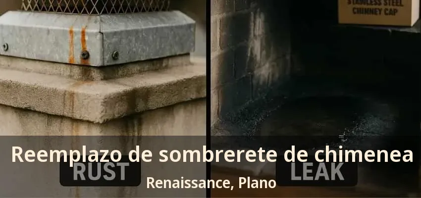Reemplazo de sombrerete de chimenea Renaissance, Plano - TX Reemplazo de sombrerete de chimenea Renaissance, Plano - TX