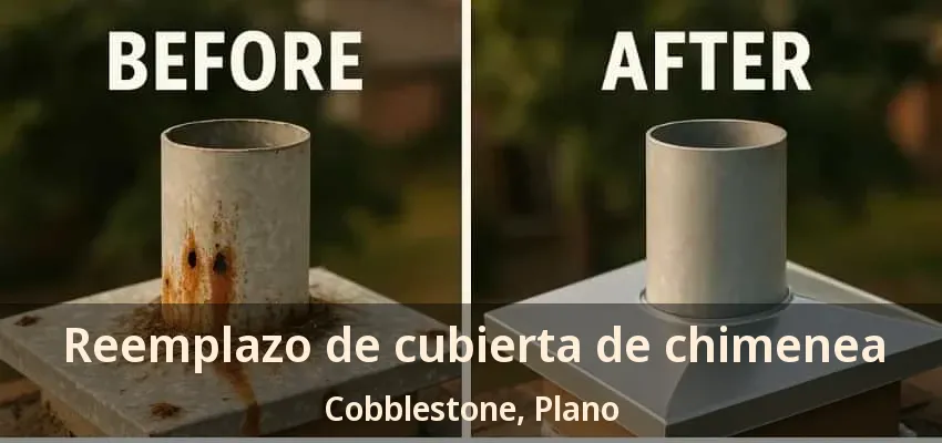 Reemplazo de cubierta de chimenea Cobblestone, Plano - TX Reemplazo de cubierta de chimenea Cobblestone, Plano - TX