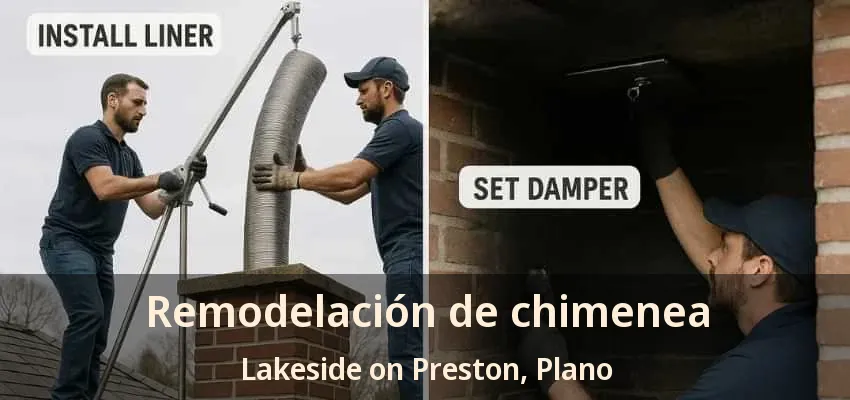Remodelación de chimenea Lakeside on Preston, Plano - TX Remodelación de chimenea Lakeside on Preston, Plano - TX