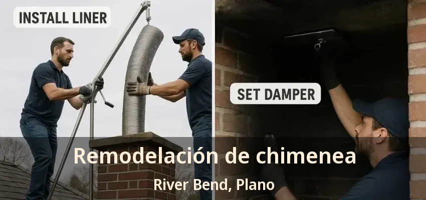 Remodelación de chimenea River Bend, Plano - TX Remodelación de chimenea River Bend, Plano - TX