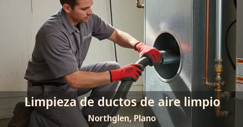 Limpieza de ductos de aire limpio Northglen, Plano - TX