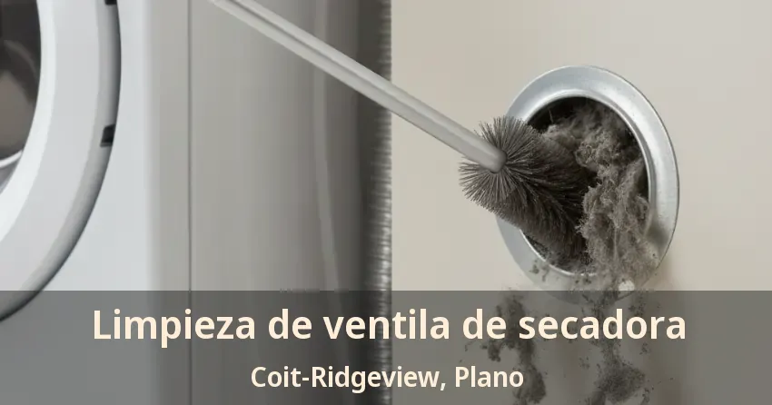 Limpieza de ventila de secadora Coit-Ridgeview, Plano - TX