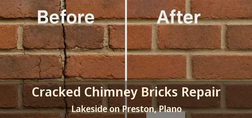 Cracked Chimney Bricks Repair Lakeside on Preston, Plano - TX