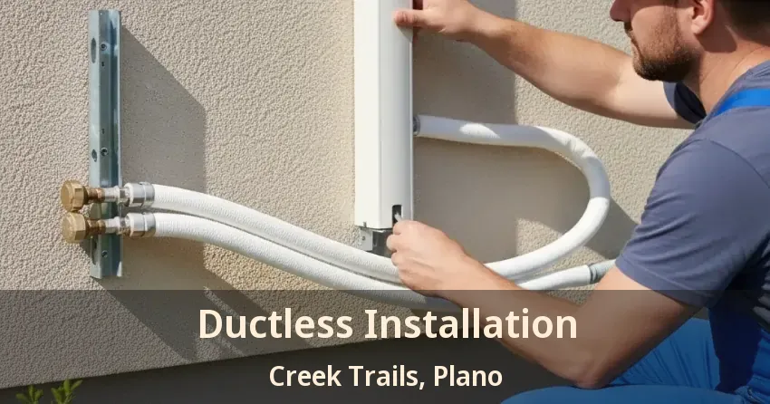 Ductless Installation Creek Trails, Plano - TX