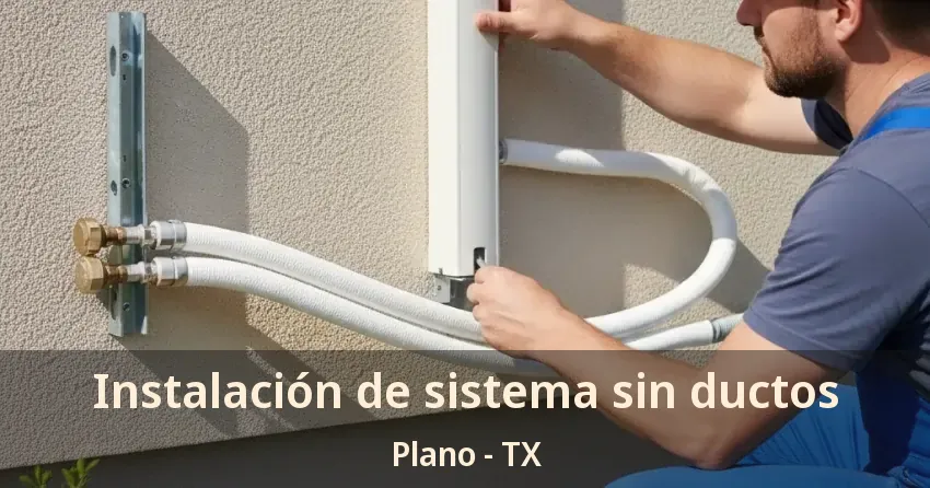 Instalación de sistema sin ductos Plano - TX Instalación de sistema sin ductos Plano - TX
