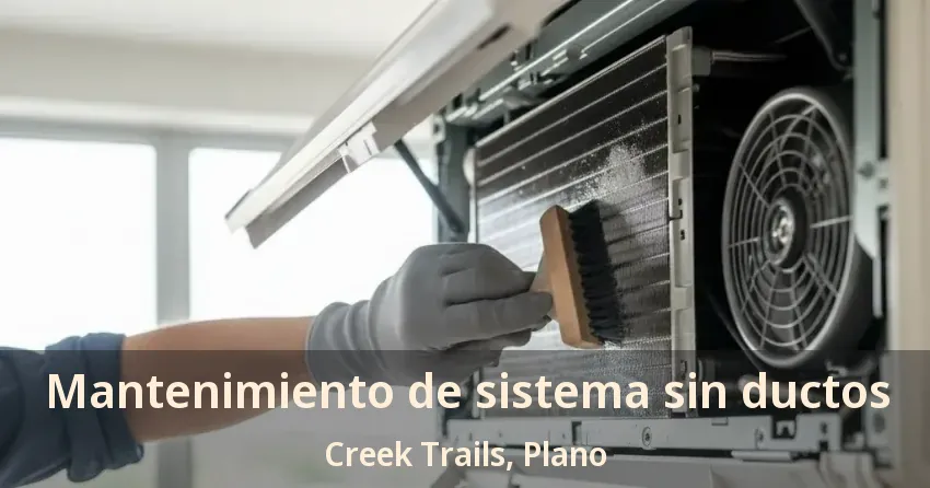 Mantenimiento de sistema sin ductos Creek Trails, Plano - TX