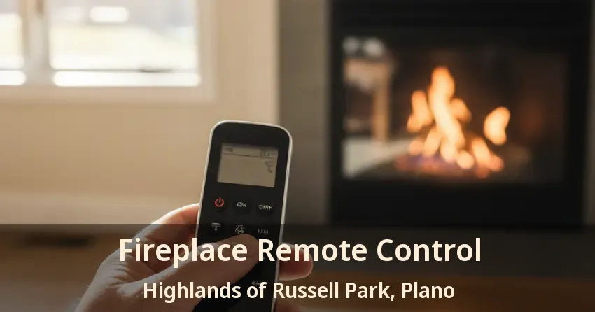Fireplace Remote Control Highlands of Russell Park, Plano - TX