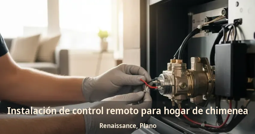 Instalación de control remoto para hogar de chimenea Renaissance, Plano - TX Instalación de control remoto para hogar de chimenea Renaissance, Plano - TX