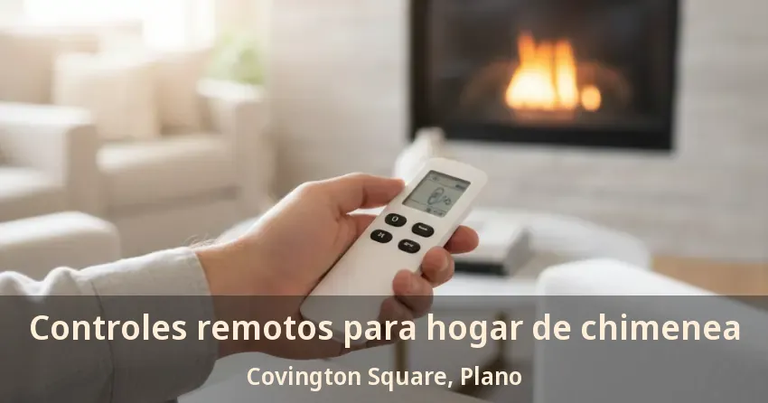 Controles remotos para hogar de chimenea Covington Square, Plano - TX