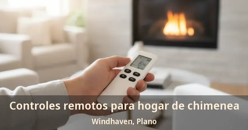 Controles remotos para hogar de chimenea Windhaven, Plano - TX Controles remotos para hogar de chimenea Windhaven, Plano - TX
