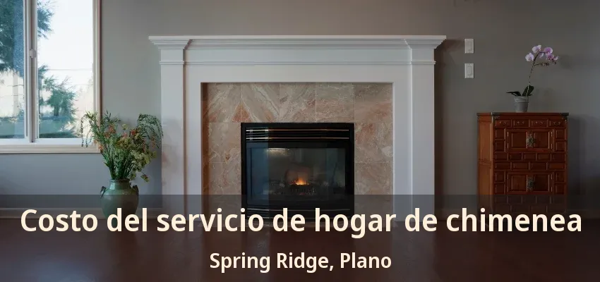 Costo del servicio de hogar de chimenea Spring Ridge, Plano - TX