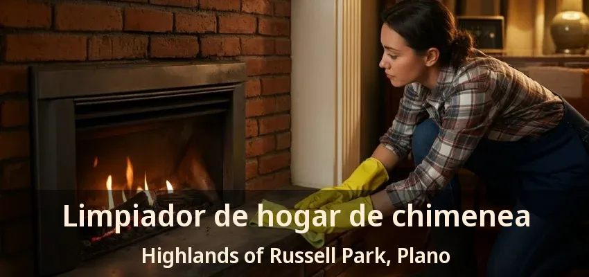 Limpiador de hogar de chimenea Highlands of Russell Park, Plano - TX