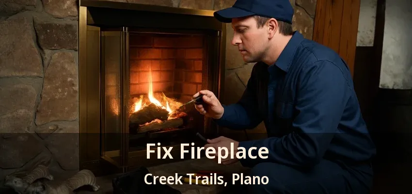Fix Fireplace Creek Trails, Plano - TX