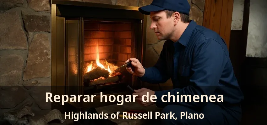 Reparar hogar de chimenea Highlands of Russell Park, Plano - TX