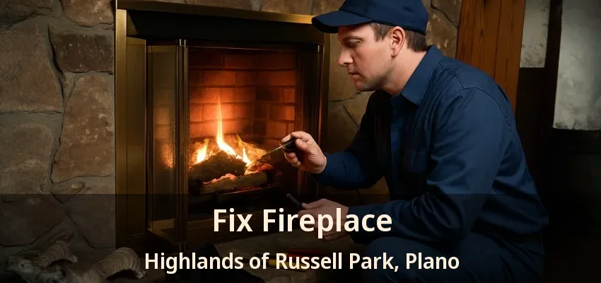 Fix Fireplace Highlands of Russell Park, Plano - TX