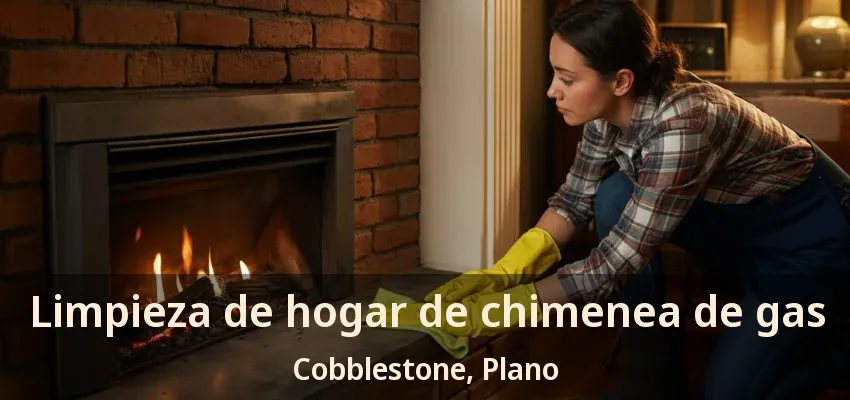 Limpieza de hogar de chimenea de gas Cobblestone, Plano - TX Limpieza de hogar de chimenea de gas Cobblestone, Plano - TX