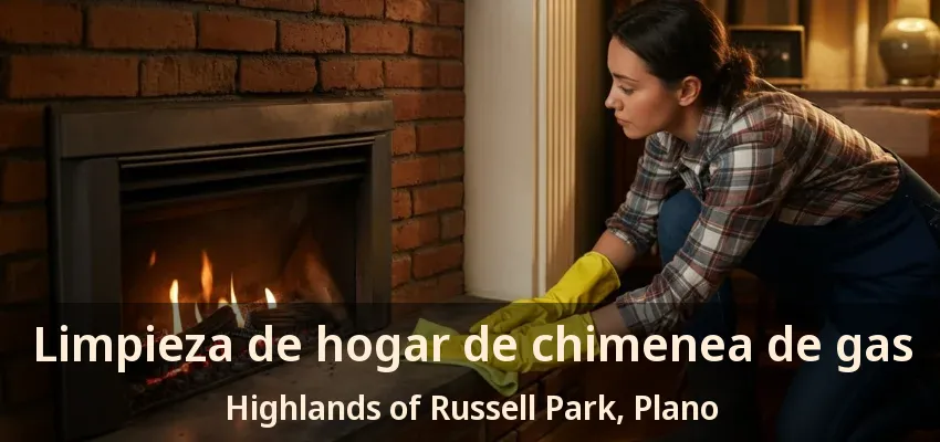 Limpieza de hogar de chimenea de gas Highlands of Russell Park, Plano - TX Limpieza de hogar de chimenea de gas Highlands of Russell Park, Plano - TX