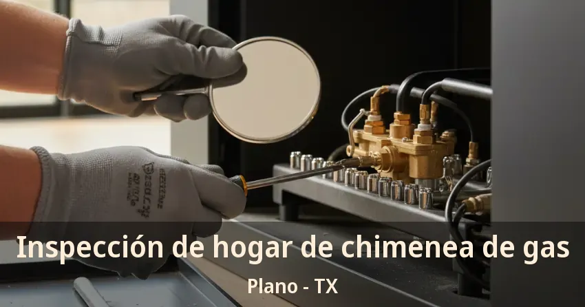 Inspección de hogar de chimenea de gas Plano - TX Inspección de hogar de chimenea de gas Plano - TX