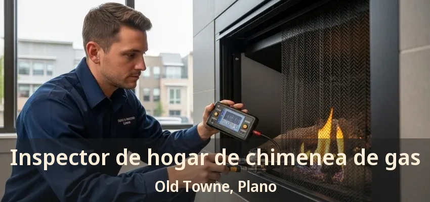 Inspector de hogar de chimenea de gas Old Towne, Plano - TX Inspector de hogar de chimenea de gas Old Towne, Plano - TX