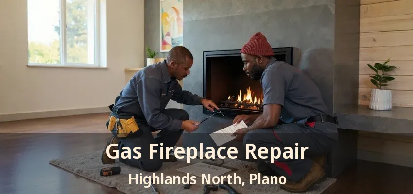 Gas Fireplace Repair Highlands North, Plano - TX