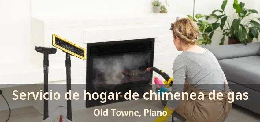 Servicio de hogar de chimenea de gas Old Towne, Plano - TX
