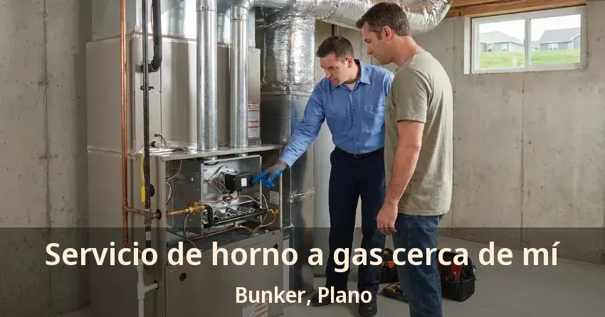 Servicio de horno a gas cerca de mí Bunker, Plano - TX