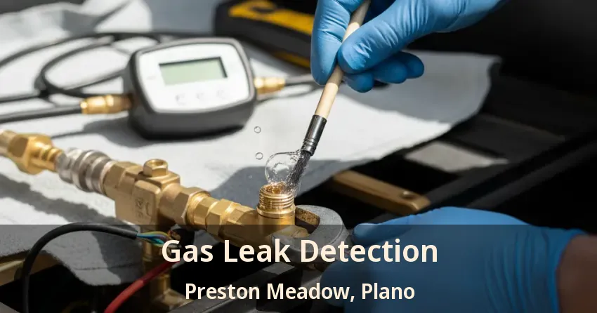 Gas Leak Detection Preston Meadow, Plano - TX Gas Leak Detection Preston Meadow, Plano - TX