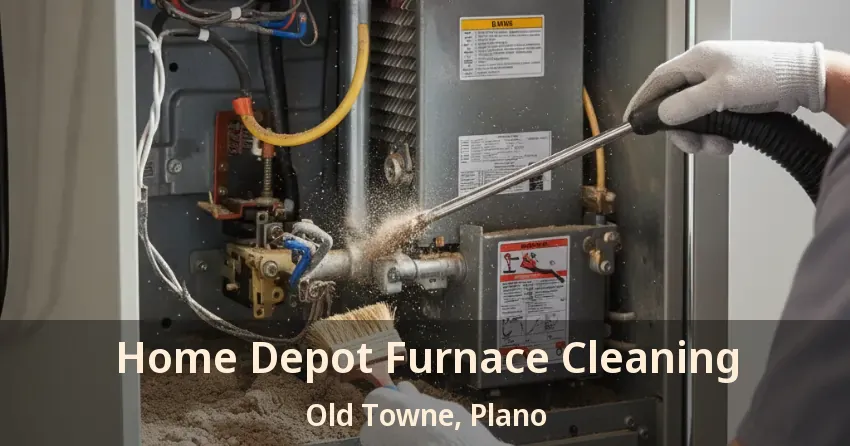 Home Depot Furnace Cleaning Old Towne, Plano - TX