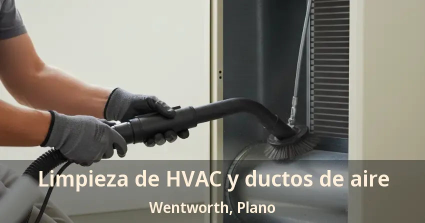 Limpieza de HVAC y ductos de aire Wentworth, Plano - TX