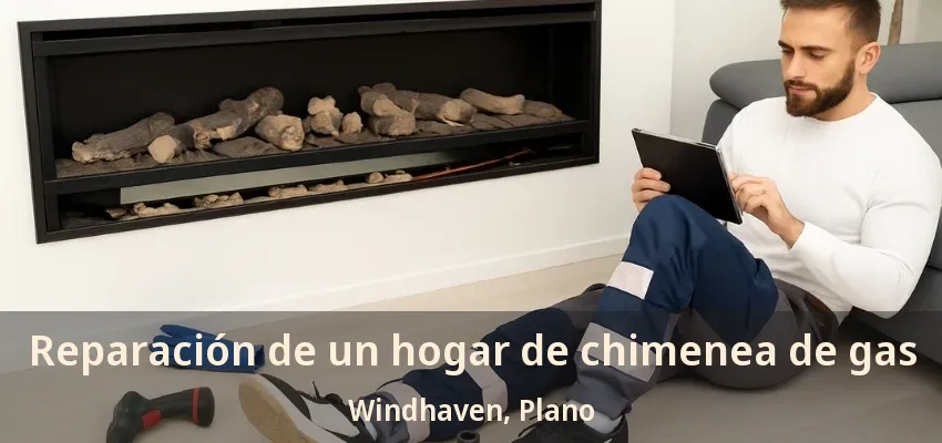 Reparación de un hogar de chimenea de gas Windhaven, Plano - TX