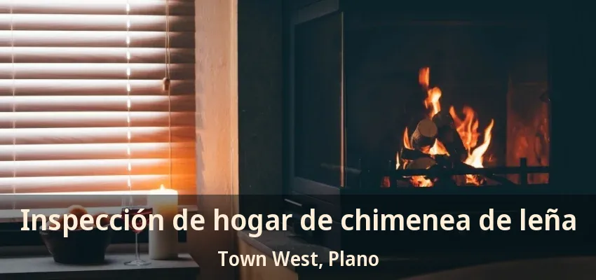 Inspección de hogar de chimenea de leña Town West, Plano - TX Inspección de hogar de chimenea de leña Town West, Plano - TX